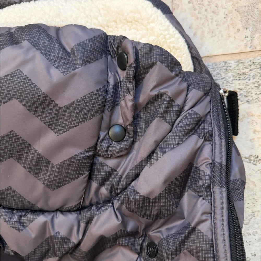 Skip Hop Gray and Black Stroll & Go Car Seat Cover